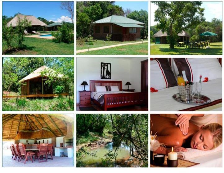 بنسيون Riverbend Self Catering Cottages
