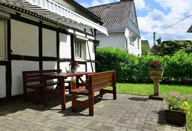Bright Apartment In The Sauerland With Conservatory Large Terrace And Awning