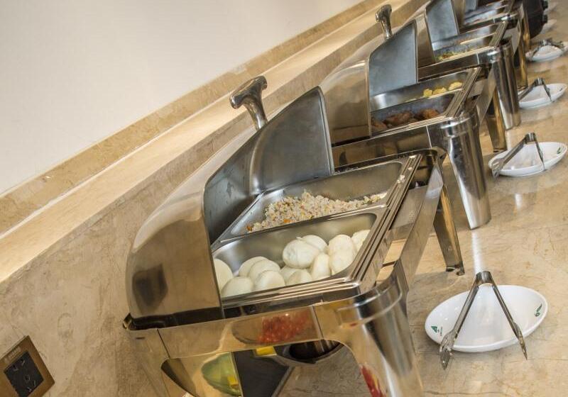 בית מלון כפרי Greentree Inn Heze Shan County Huxi South Road Express