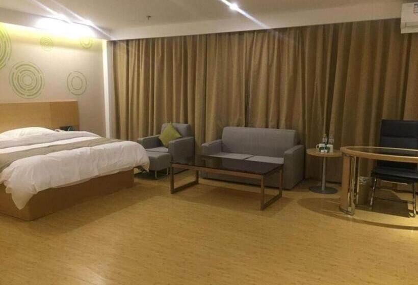 בית מלון כפרי Greentree Inn Heze Shan County Huxi South Road Express