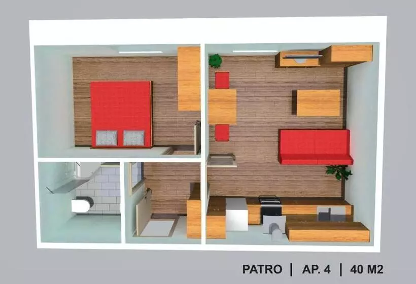 Apartmány Pod Jeřábem, šanov 67, červená Voda