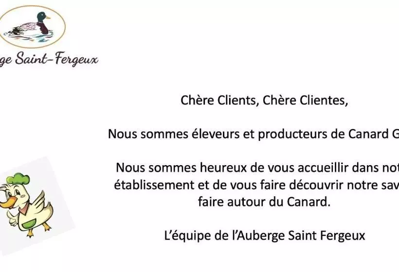 ホテル Auberge Saint Fergeux