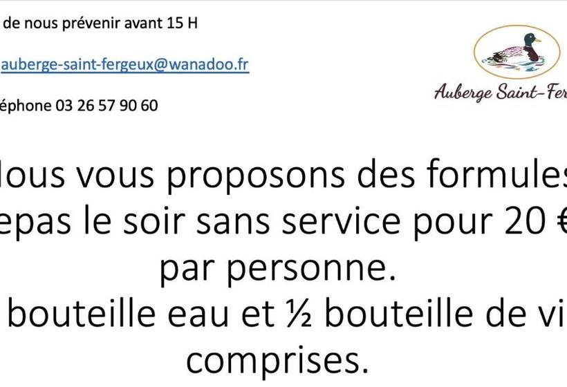 בית מלון כפרי Auberge Saint Fergeux