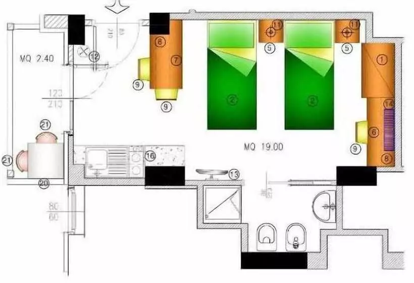 پانسیون Casa Livio  Rooms And Studios