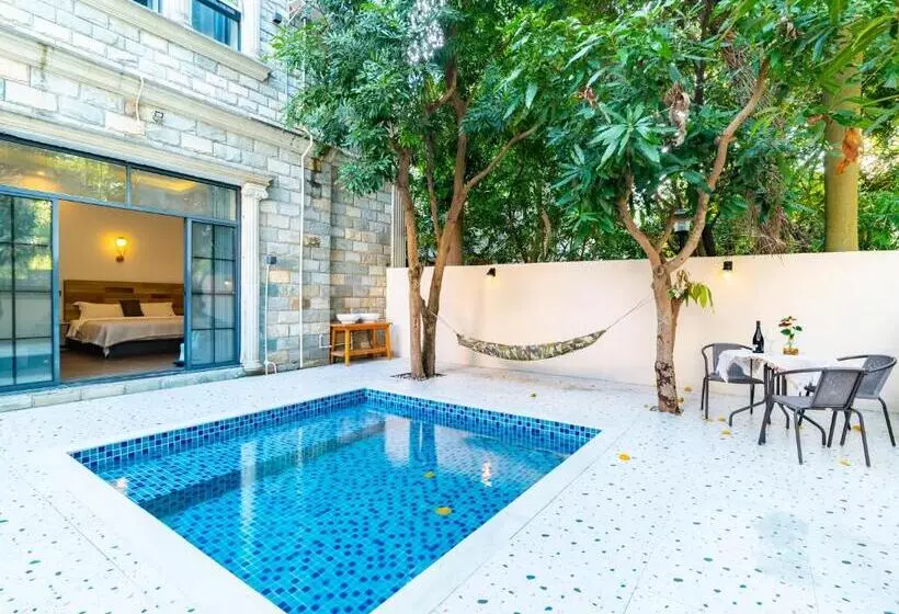 ホテル Beihai Silver Beach Yintai Time Seaview Villa