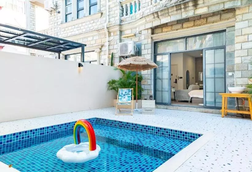 ホテル Beihai Silver Beach Yintai Time Seaview Villa
