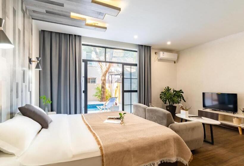 בית מלון כפרי Beihai Silver Beach Yintai Time Seaview Villa