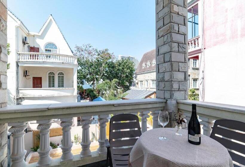 בית מלון כפרי Beihai Silver Beach Yintai Time Seaview Villa