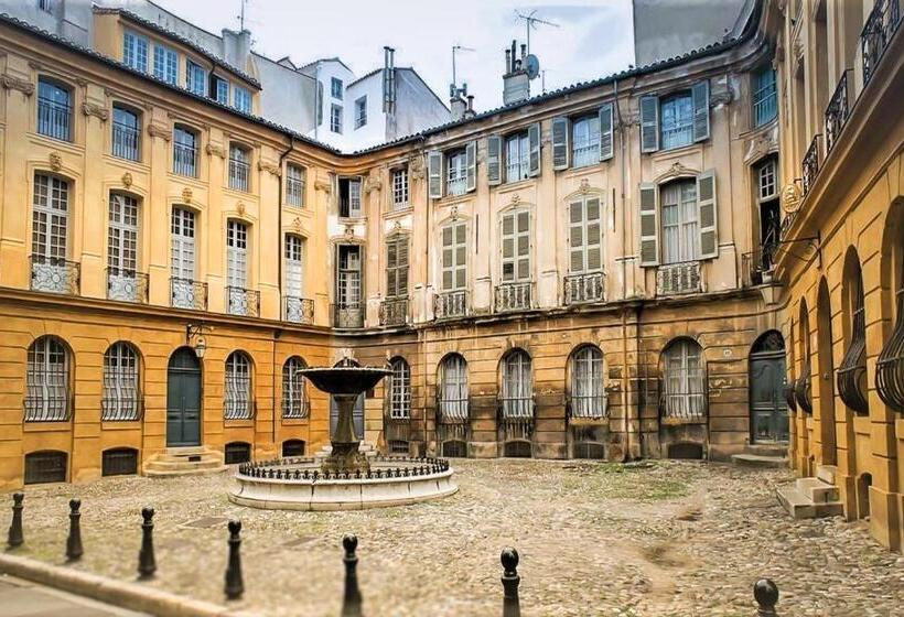 تختخواب و صبحانه Hote Aix Centre Garage Piscine