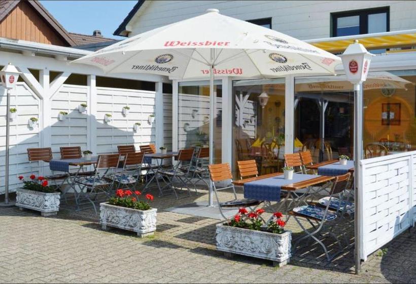 旅馆 Erlebnislokal Lammersdorfer Hof