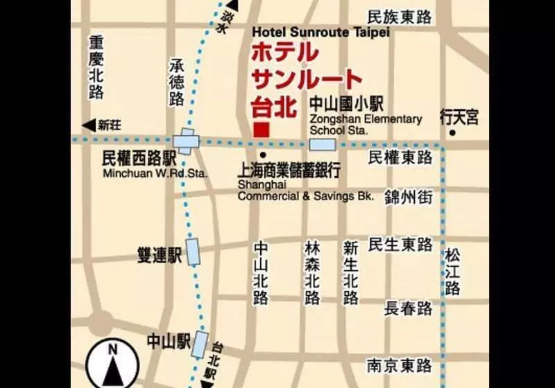 Hotelli Sunroute Taipei