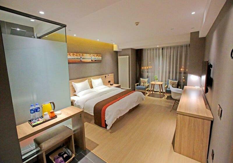 בית מלון כפרי Jun  Henan Anyang Wenfeng District Wanda Plaza