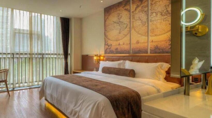 בית מלון כפרי James Joyce Coffetel Changsha Youyi Road Subway Station