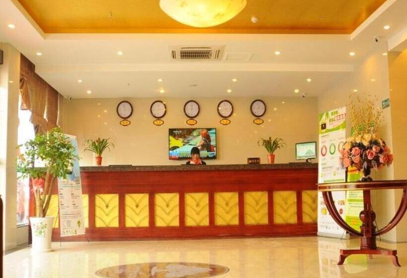 호텔 Greentree Inn Huaian Lianshui Jindi International Garden Business