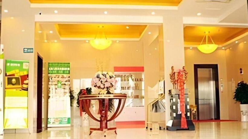 호텔 Greentree Inn Huaian Lianshui Jindi International Garden Business