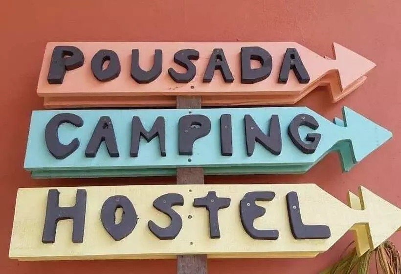 ホテル Pousada E Camping Casa Laranja