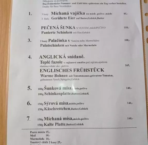 ペンション Penzion U Modrého Slona