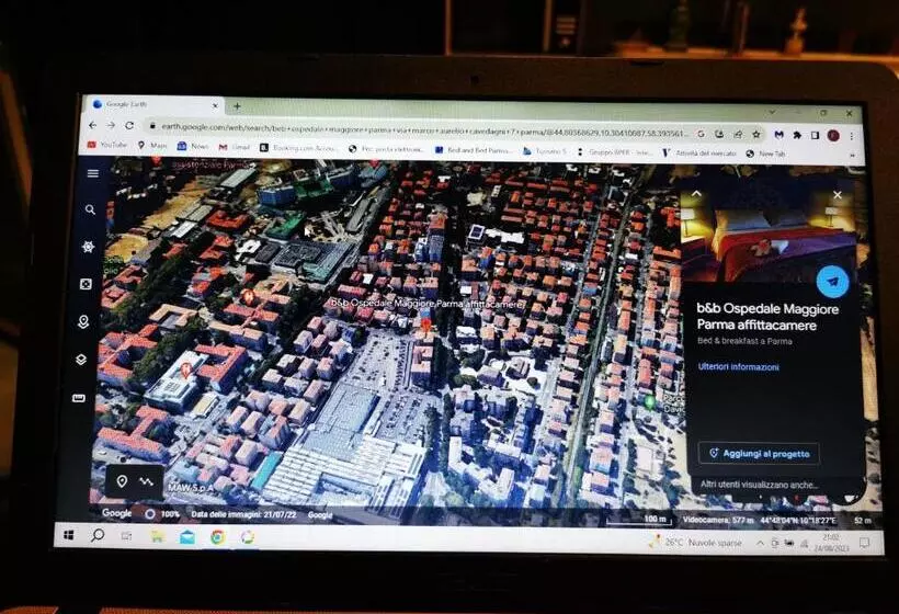 پانسیون B&b Ospedale Maggiore Parma Affittacamere