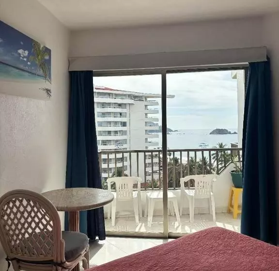 Hotelli Enna Inn Ixtapa Habitación Vista Al Mar
