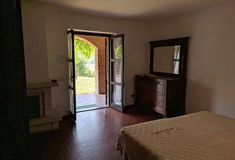 בית מלון כפרי Bioagriturismo Olistico Valtidone Verde