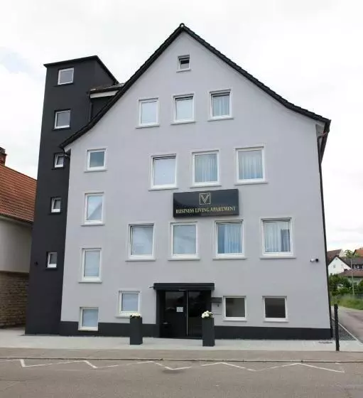ホテル V Business Appartments Stuttgart Magstadt