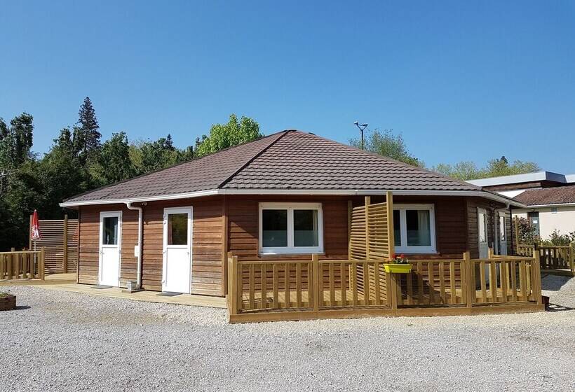 בית מלון כפרי Camping L Agrion Bleu   Bungalow