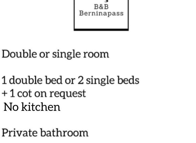 B&b Berninapass