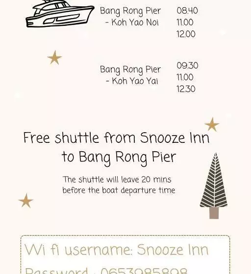 Retkeilymaja Snooze Inn Phuket   Free Shuttle To Bang Rong Pier