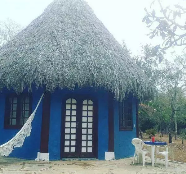ペンション Pousada E Camping Aldeia Da Lua