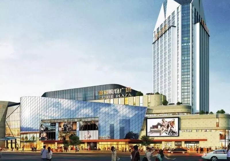 Hotelli Greentree Inn Jining Jinyu Road Red Star Macalline Express