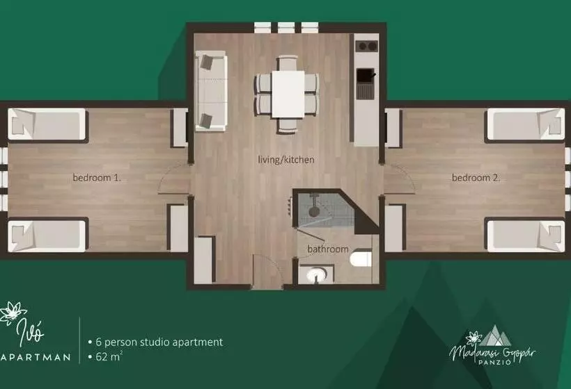 Aamiaismajoitus (B&B) Madarasi Gyopár Panzió