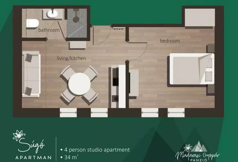 Aamiaismajoitus (B&B) Madarasi Gyopár Panzió