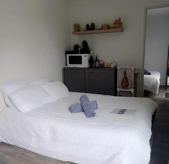 Пансион Studio De Jardin Le Temps D Une Pause Jusqu à 4 Personnes En Face Du Beaujolais   Climatisation Et B