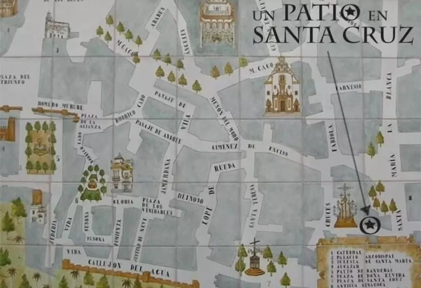 هتل Un Patio En Santa Cruz