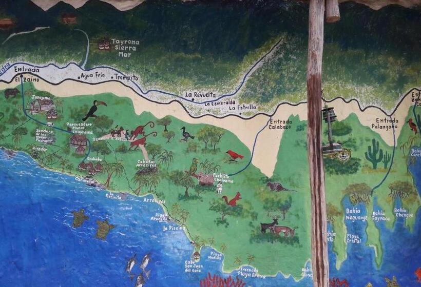 בית מלון כפרי Jasayma Dentro Del Parque Tayrona