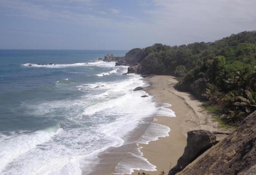 בית מלון כפרי Jasayma Dentro Del Parque Tayrona