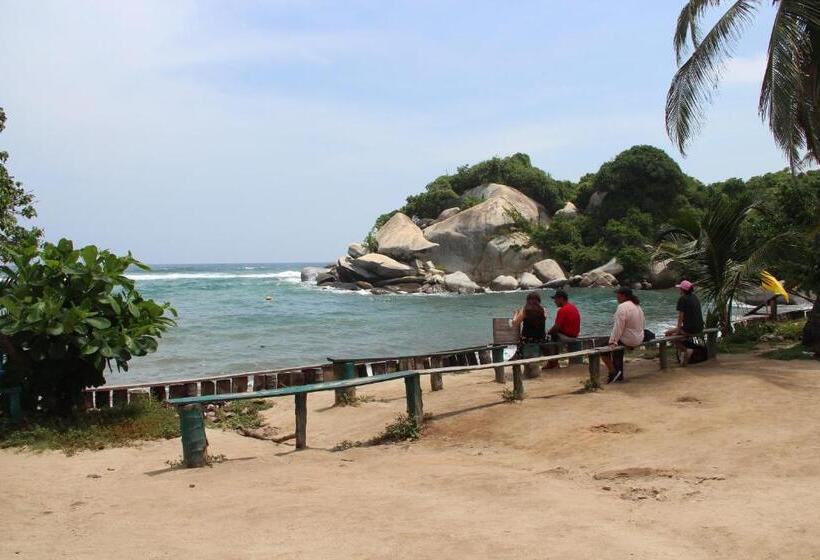 בית מלון כפרי Jasayma Dentro Del Parque Tayrona