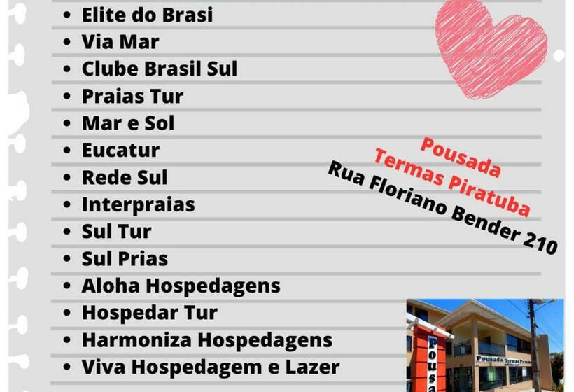 بنسيون Pousada Termas Piratuba