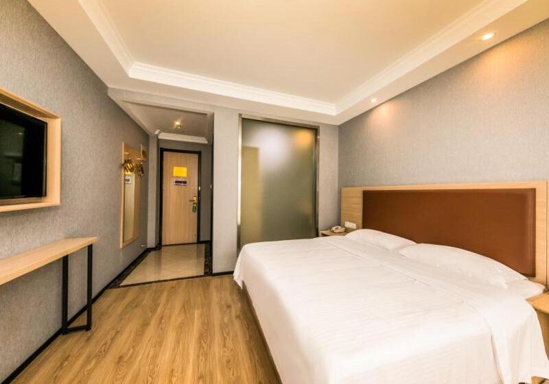 ホテル Greentree Inn Anhui Hefei Binhu New District Convension And Exhibition Center Wanquanhe Road Express