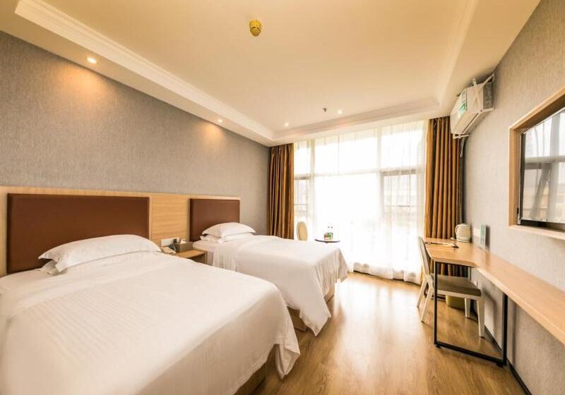 ホテル Greentree Inn Anhui Hefei Binhu New District Convension And Exhibition Center Wanquanhe Road Express