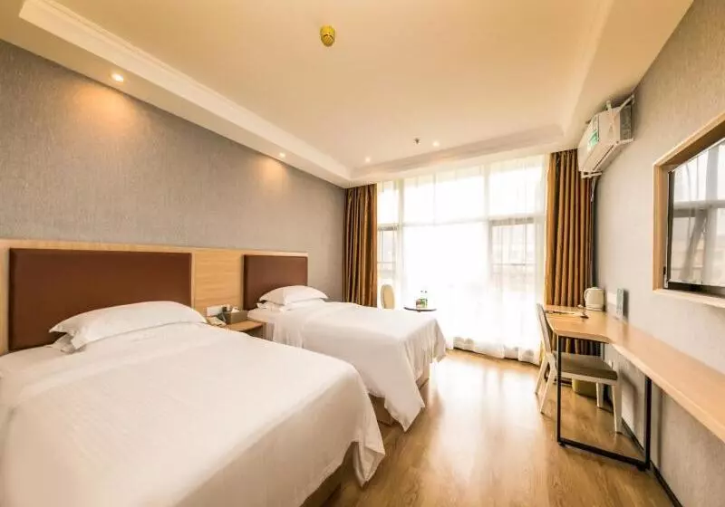 Hotelli Greentree Inn Anhui Hefei Binhu New District Convension And Exhibition Center Wanquanhe Road Express