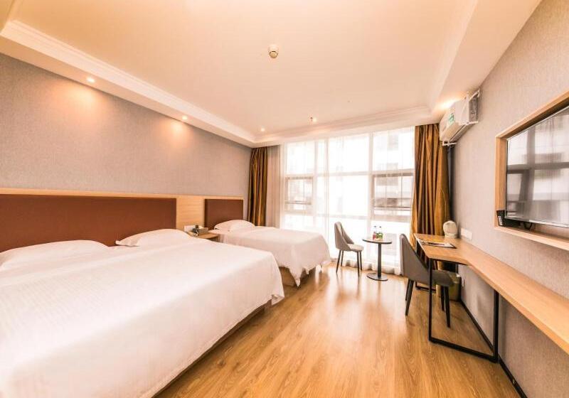 ホテル Greentree Inn Anhui Hefei Binhu New District Convension And Exhibition Center Wanquanhe Road Express