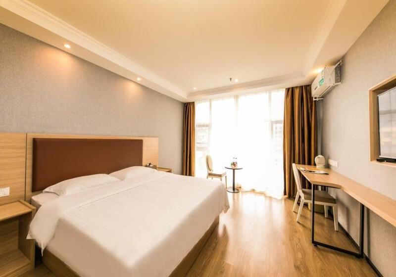 ホテル Greentree Inn Anhui Hefei Binhu New District Convension And Exhibition Center Wanquanhe Road Express