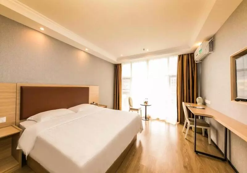 Hotelli Greentree Inn Anhui Hefei Binhu New District Convension And Exhibition Center Wanquanhe Road Express