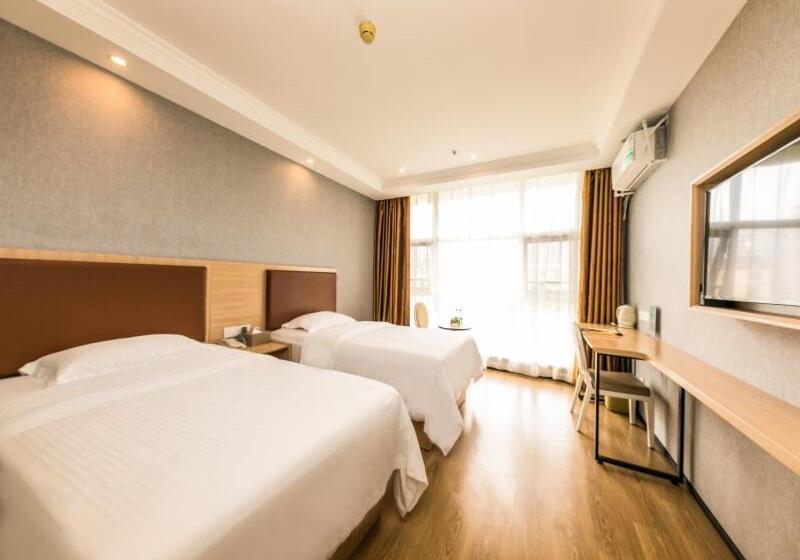 ホテル Greentree Inn Anhui Hefei Binhu New District Convension And Exhibition Center Wanquanhe Road Express