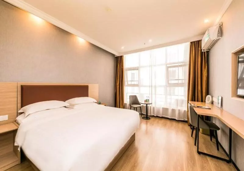 Hotelli Greentree Inn Anhui Hefei Binhu New District Convension And Exhibition Center Wanquanhe Road Express
