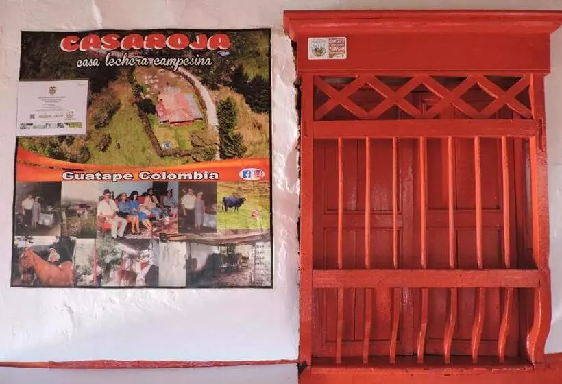 ベッドアンドブレックファースト Casa Roja Parche Campestre Hospedaje Guatapé