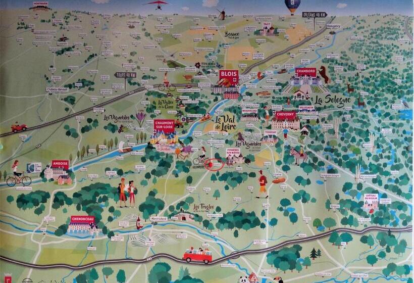 ペンション Aux Champs Des Châteaux