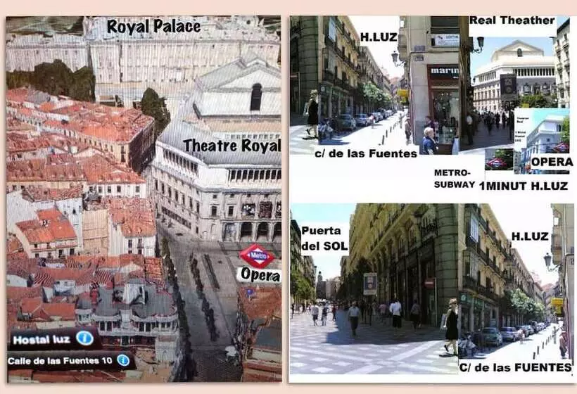 مسافرخانه Luz Madrid Rooms