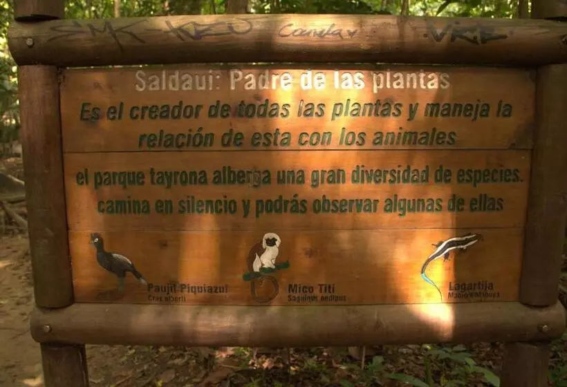 هتل Hostal Mirador Dentro Del Parque Tayrona
